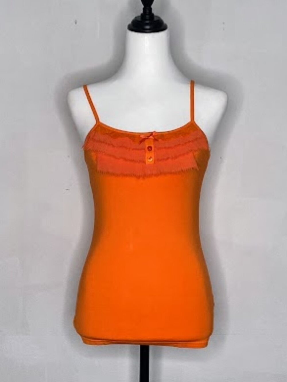 orange lace camisole